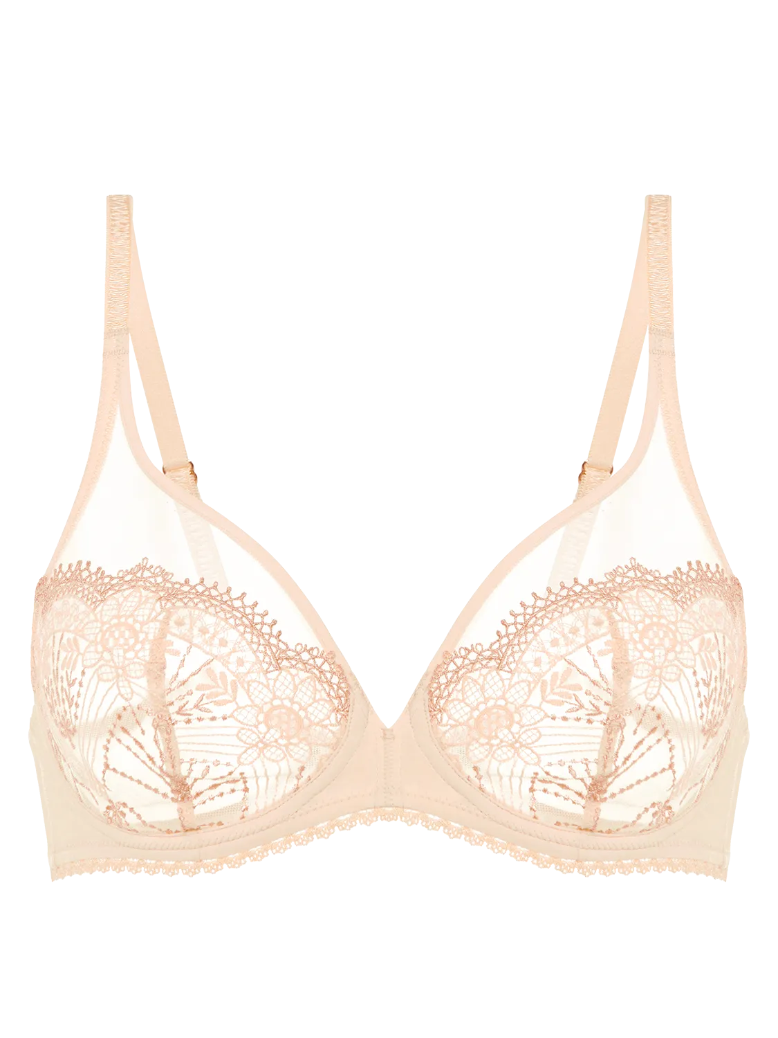 Allure Full Coverage Plunge - Chic Beige