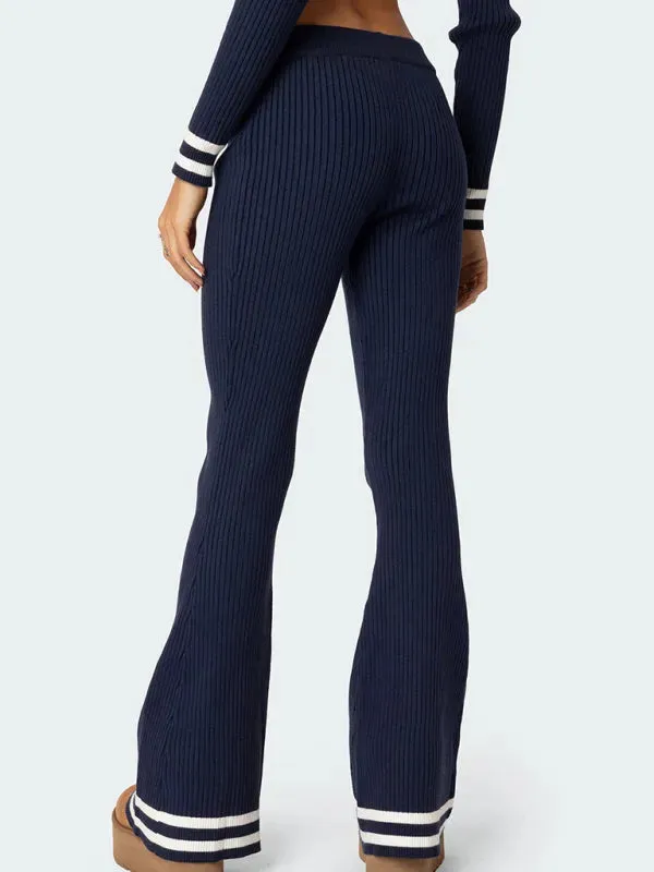 Chic Women Casual Wide-Leg Two-Piece Set