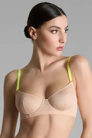Corps  Corps Wire Bra Vanilla/Neon Yellow