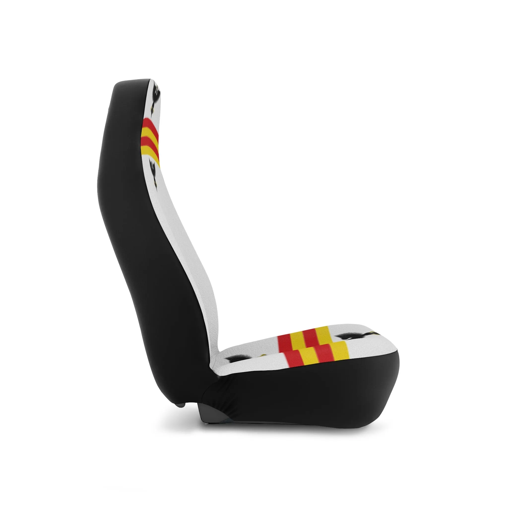 Custom Car Seat Covers with Bold Eagle Design - Perfect for Car Enthusiasts
