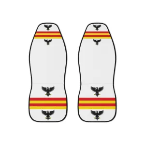 Custom Car Seat Covers with Bold Eagle Design - Perfect for Car Enthusiasts
