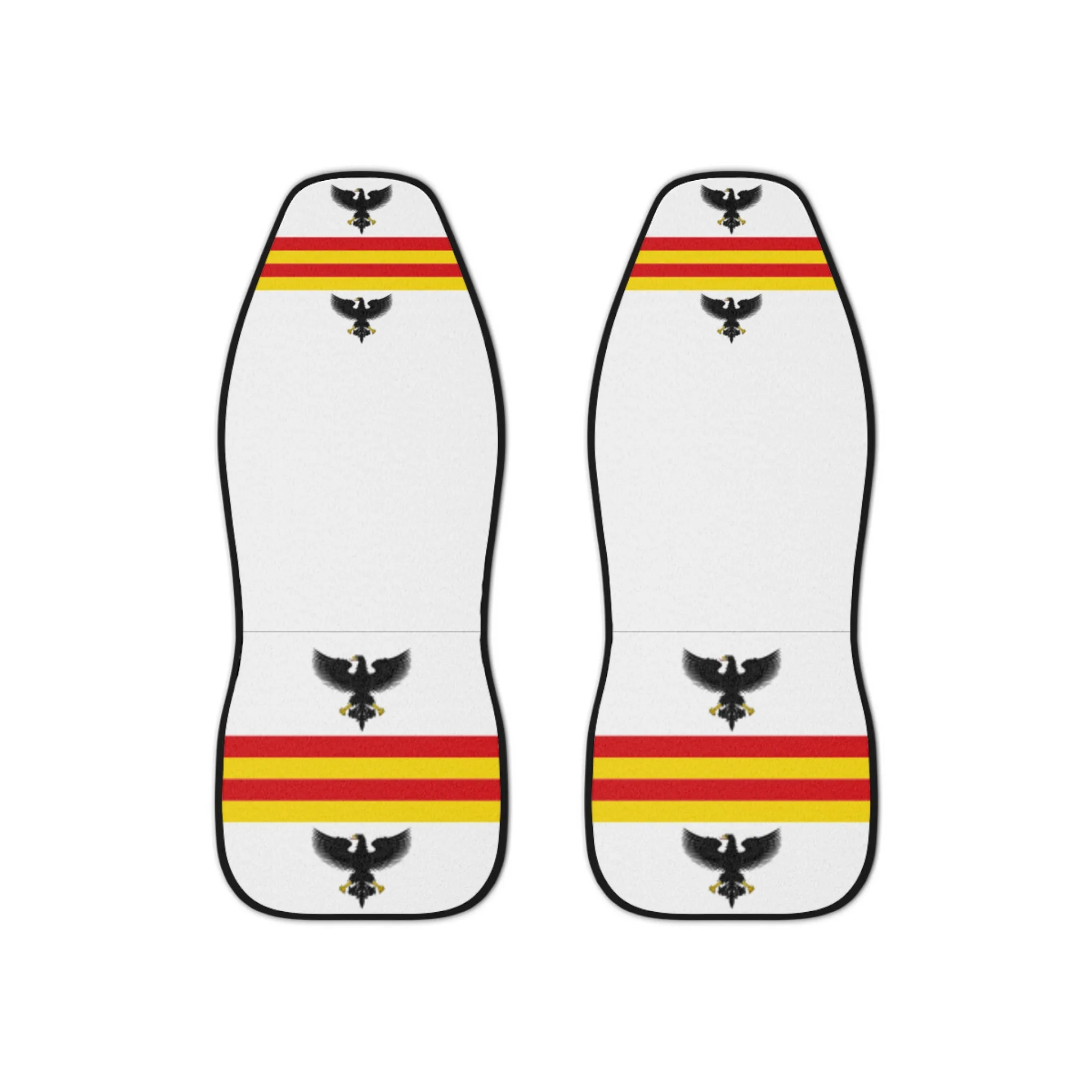 Custom Car Seat Covers with Bold Eagle Design - Perfect for Car Enthusiasts