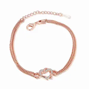 Gorgeous Austrian Crystal bracelet Snake chain bracelete Elegant ELY