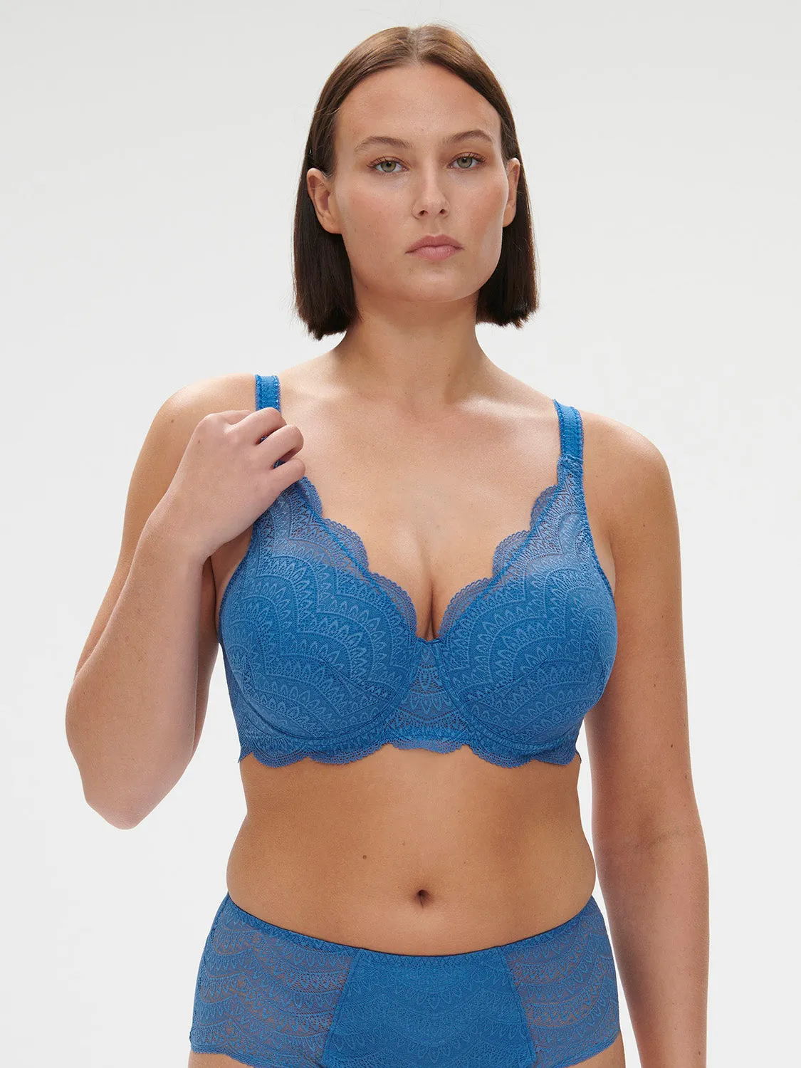 Karma Triangle 3D Demi - Myosotis Blue