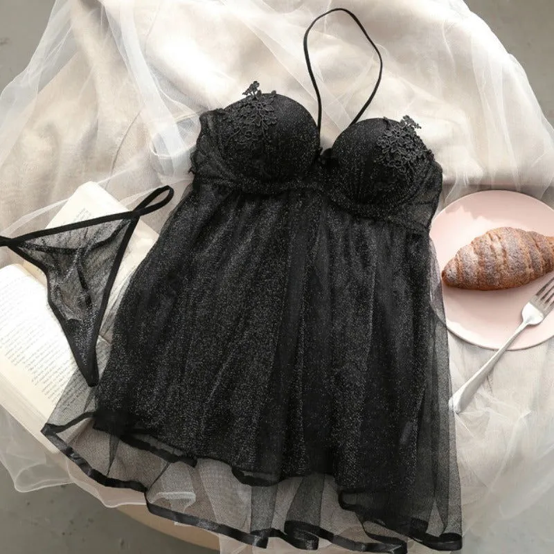 Lace Embroidery Night Sexy Lingerie