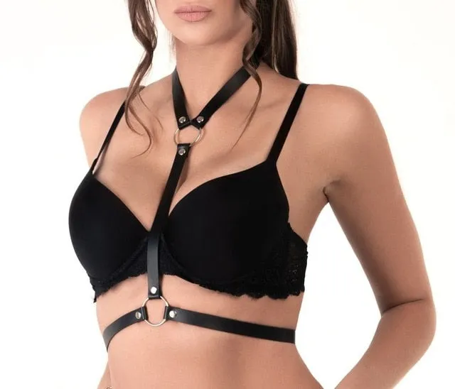 Leather Leg Garter Body Strap Harness Belt Bridal Garters Belts For Women's Lingerie Sex Body Sexy Costumes Suspender Erotic