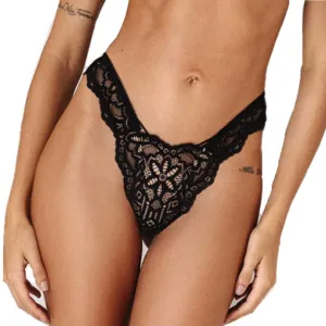 Naran Goddess Thong Jet Black