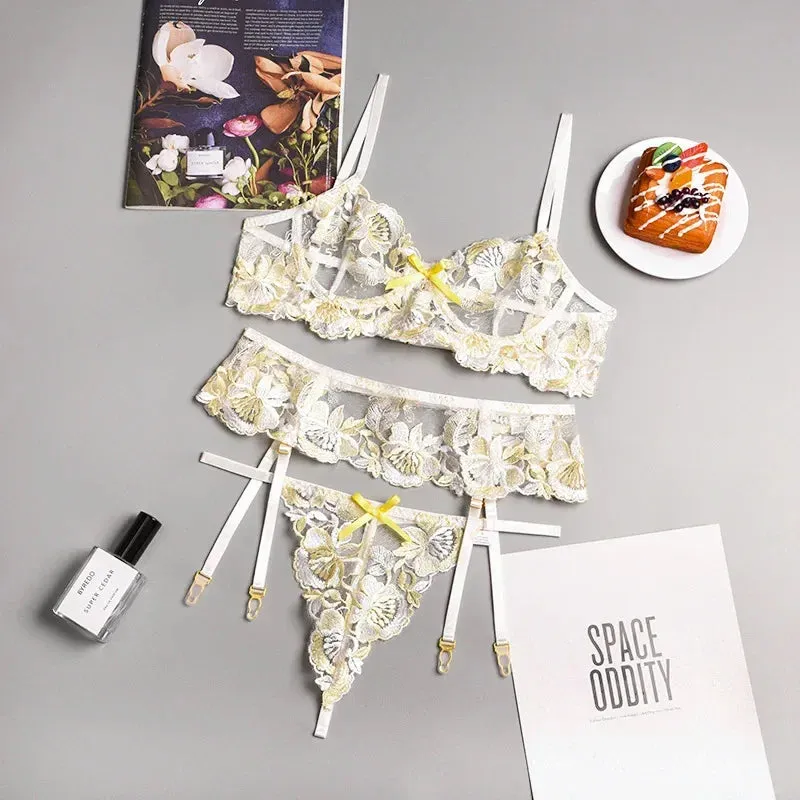 #PB 3 Piece Sexy Lingerie Set
