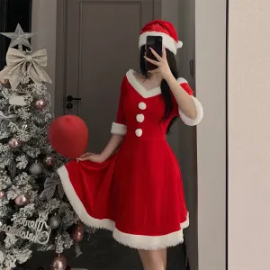SD-6220 Christmas outfit cute plush sexy pure desire sling sexy lingerie slim female uniform suit