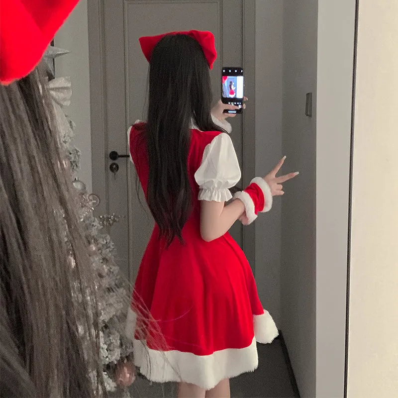 SD-6221 New Christmas outfit sexy pure desire cute plush sexy lingerie slim female uniform suit