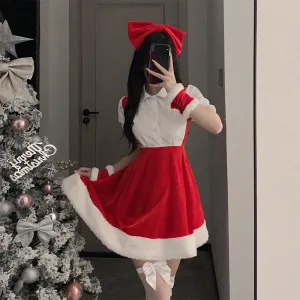 SD-6221 New Christmas outfit sexy pure desire cute plush sexy lingerie slim female uniform suit