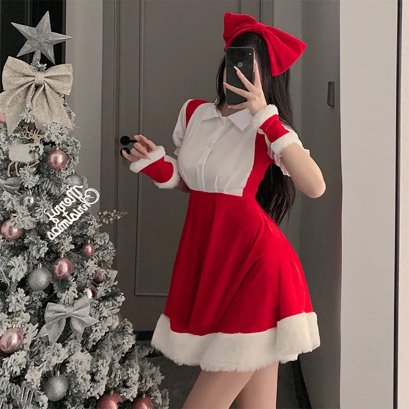 SD-6221 New Christmas outfit sexy pure desire cute plush sexy lingerie slim female uniform suit