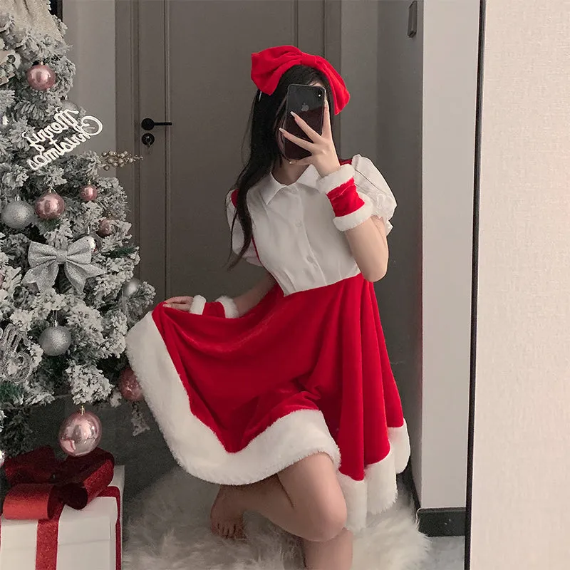 SD-6221 New Christmas outfit sexy pure desire cute plush sexy lingerie slim female uniform suit