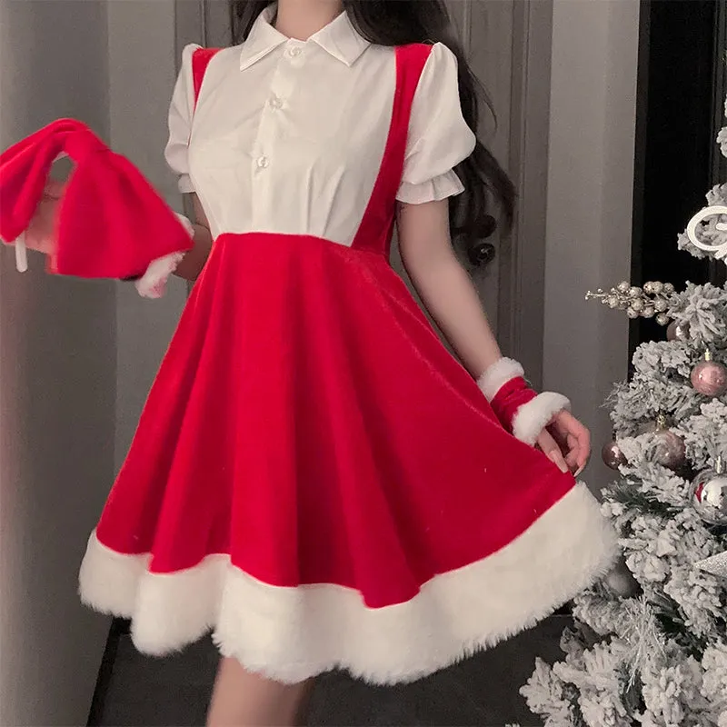 SD-6221 New Christmas outfit sexy pure desire cute plush sexy lingerie slim female uniform suit