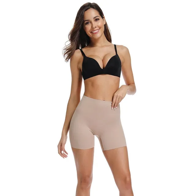 Seamless Underpants Safety Shorts Pants Sexy Lingerie High Waist Body Shaper Boyshorts Panties Slimming Underwear Women Briefs