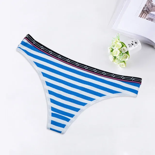 Sexy Lingerie Women's Cotton G-String Thong Panties String Underwear Women Briefs Pants Intimate Ladies Low-Rise Dropshipping
