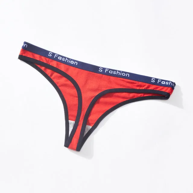 Sexy Lingerie Women's Cotton G-String Thong Panties String Underwear Women Briefs Pants Intimate Ladies Low-Rise Dropshipping