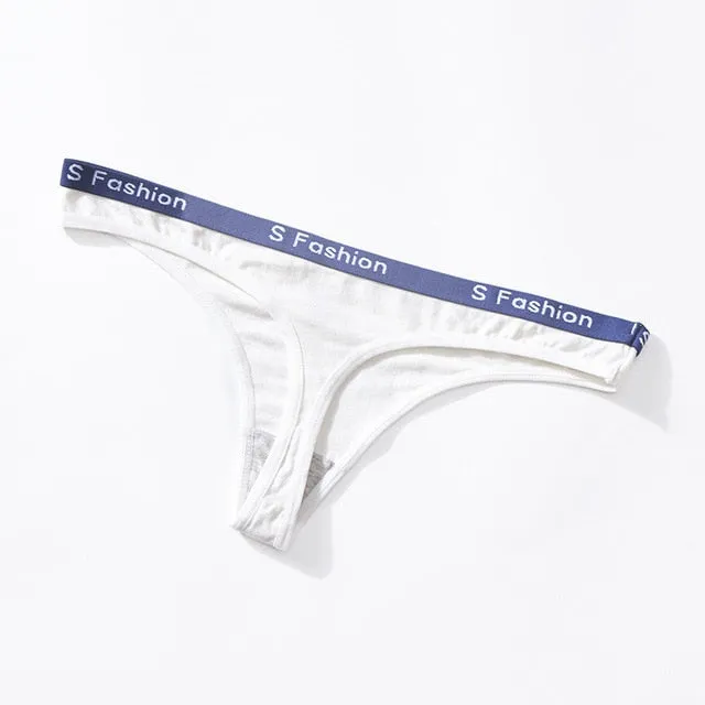 Sexy Lingerie Women's Cotton G-String Thong Panties String Underwear Women Briefs Pants Intimate Ladies Low-Rise Dropshipping