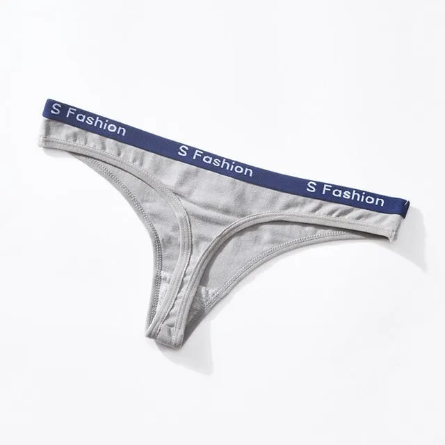 Sexy Lingerie Women's Cotton G-String Thong Panties String Underwear Women Briefs Pants Intimate Ladies Low-Rise Dropshipping