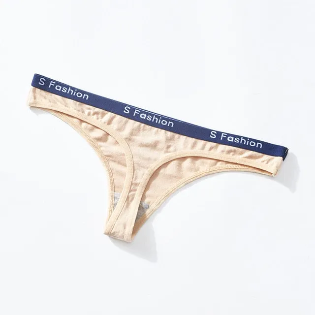 Sexy Lingerie Women's Cotton G-String Thong Panties String Underwear Women Briefs Pants Intimate Ladies Low-Rise Dropshipping