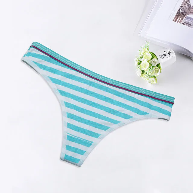 Sexy Lingerie Women's Cotton G-String Thong Panties String Underwear Women Briefs Pants Intimate Ladies Low-Rise Dropshipping