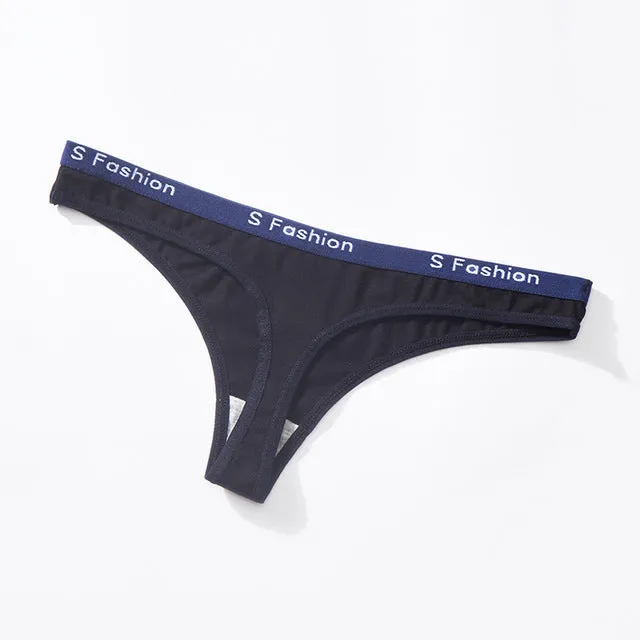 Sexy Lingerie Women's Cotton G-String Thong Panties String Underwear Women Briefs Pants Intimate Ladies Low-Rise Dropshipping