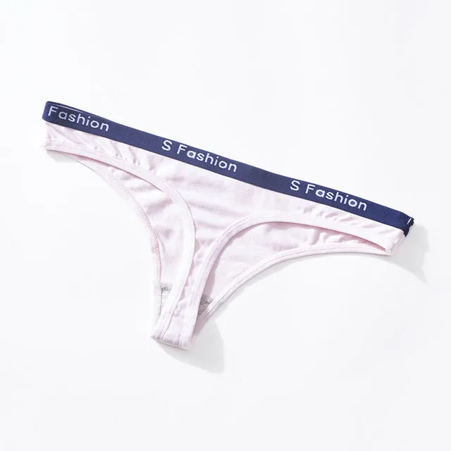 Sexy Lingerie Women's Cotton G-String Thong Panties String Underwear Women Briefs Pants Intimate Ladies Low-Rise Dropshipping