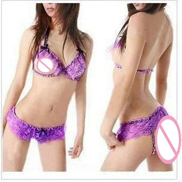 T-pant three point micro bikini open cup bra sexy underwear sexy lingerie NEW 2015 erotic lingerie