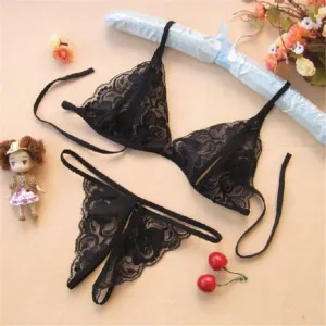 Transparent Baby Doll Exotic Apparel Babydoll Lingerie Women  Sexy Bra   T Pants Sexy Costumes Erotic Underwear
