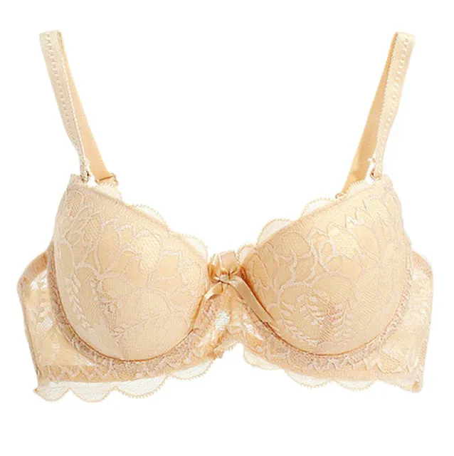 Women Padded Bras for Lady Lace Sexy Lingerie Brassiere Sexy Lace Floral Bra Bralette Underwear