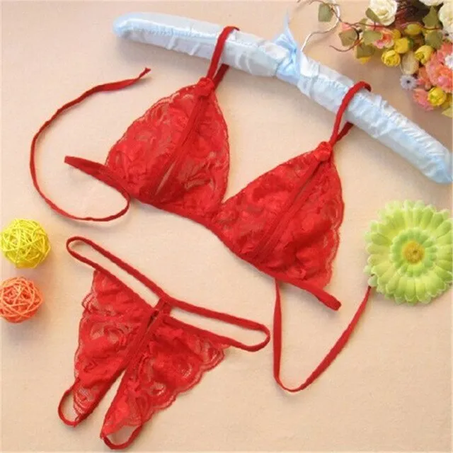 Women  Sexy Bra   T Pants Sexy Costumes Erotic Underwear Transparent Baby Doll Exotic Apparel Babydoll Lingerie