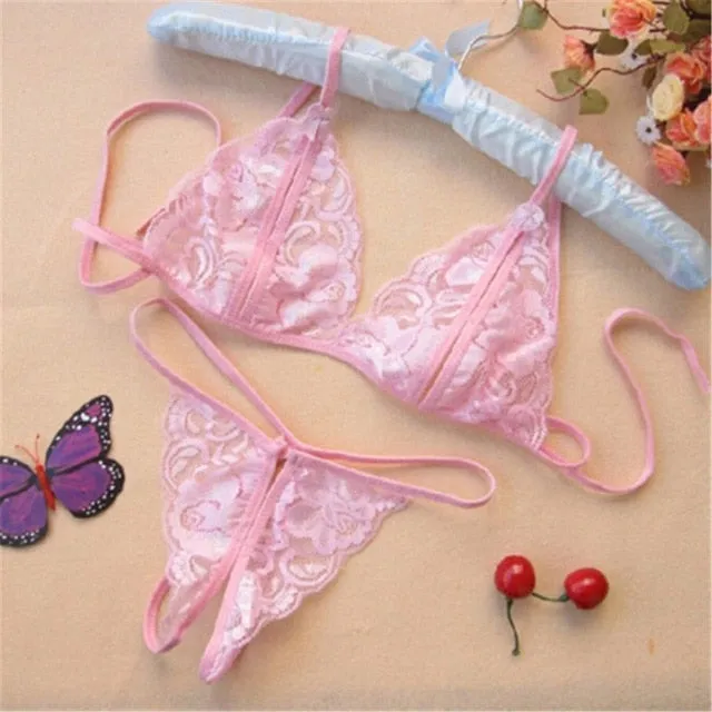 Women Sexy Lingerie Hot Erotic Sexy Panties Open Crotch Porn Transparent Lace Underwear Crothless Underpants G-string Sex Wear