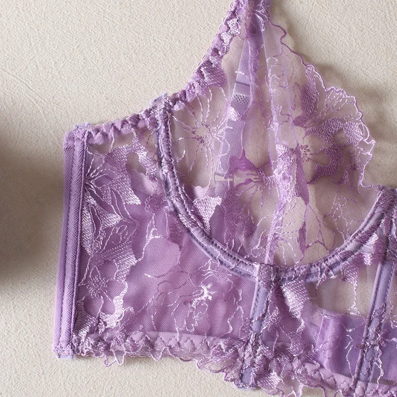 Women's Sexy Lingerie Set Lace See Through Set