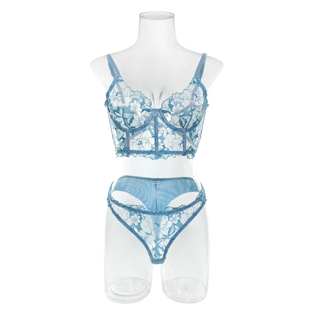 Women's Sexy Lingerie Set Lace See Through Set