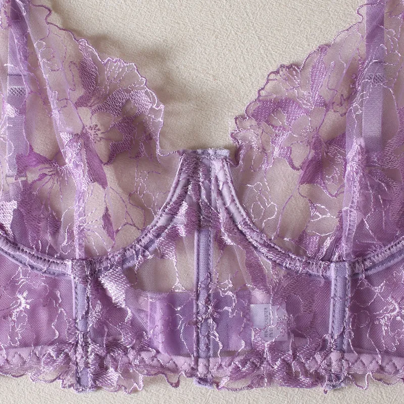 Women's Sexy Lingerie Set Lace See Through Set